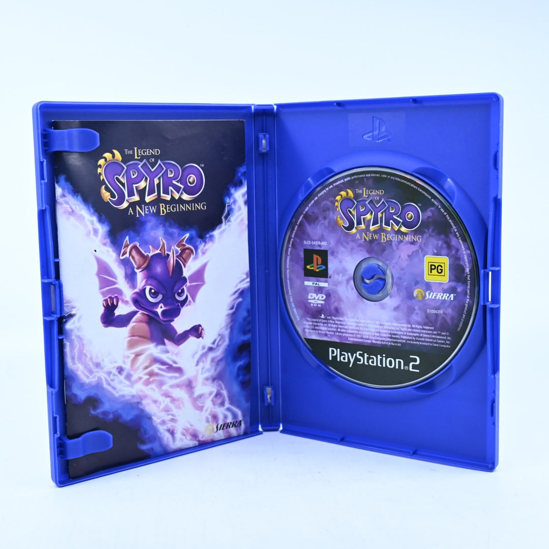 The Legend of Spyro: A New Beginning - Sony Playstation 2 / PS2 Game + Manual