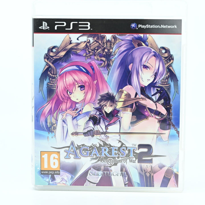 Agarest 2: Generations of War - Sony Playstation 3 / PS3 Game + Manual