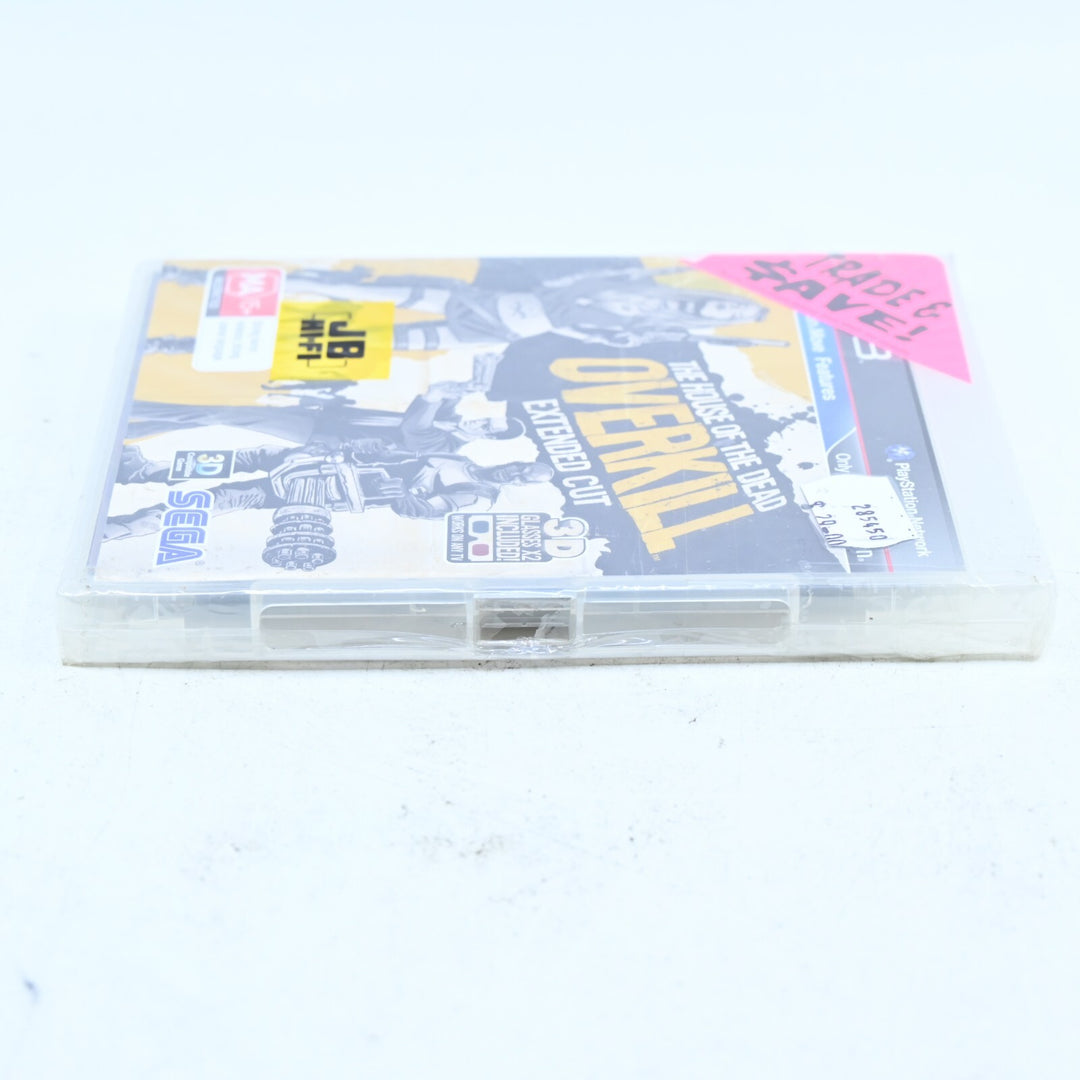 SEALED! The House Of The Dead Overkill: Extended Cut - PS3 Game + Manual