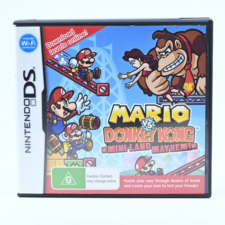Mario vs. Donkey Kong: Mini-Land Mayhem! - Nintendo DS Game - PAL + Manual