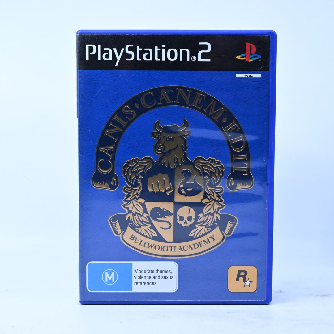 Canis Canem Edit - Bully - Sony Playstation 2 / PS2 Game + Manual + Map - PAL