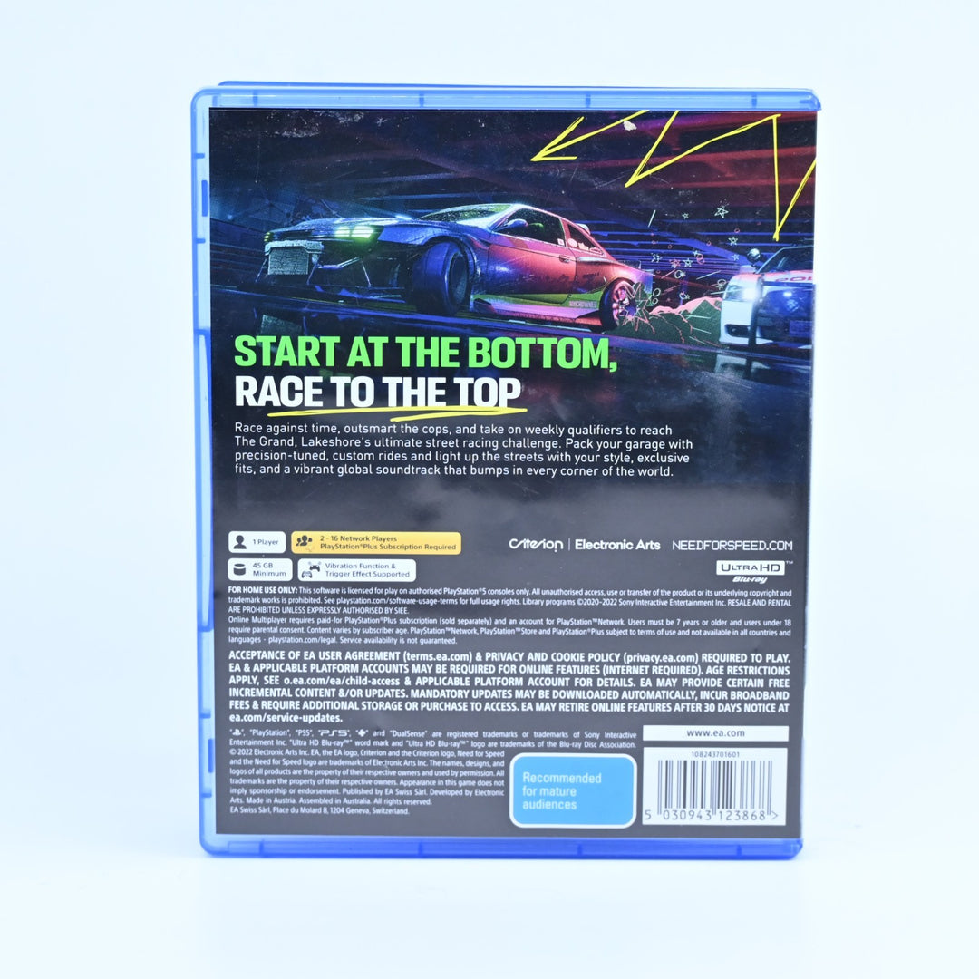 NFS Need for Speed: Unbound - Sony Playstation 5 / PS5 Game - FREE POST!
