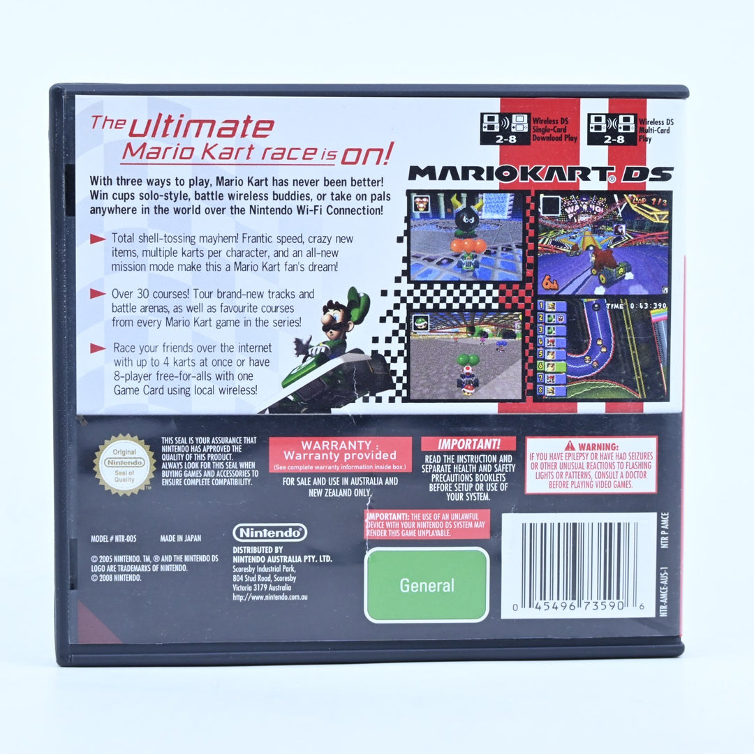 Mario Kart DS - Nintendo DS Game - PAL - FREE POST!