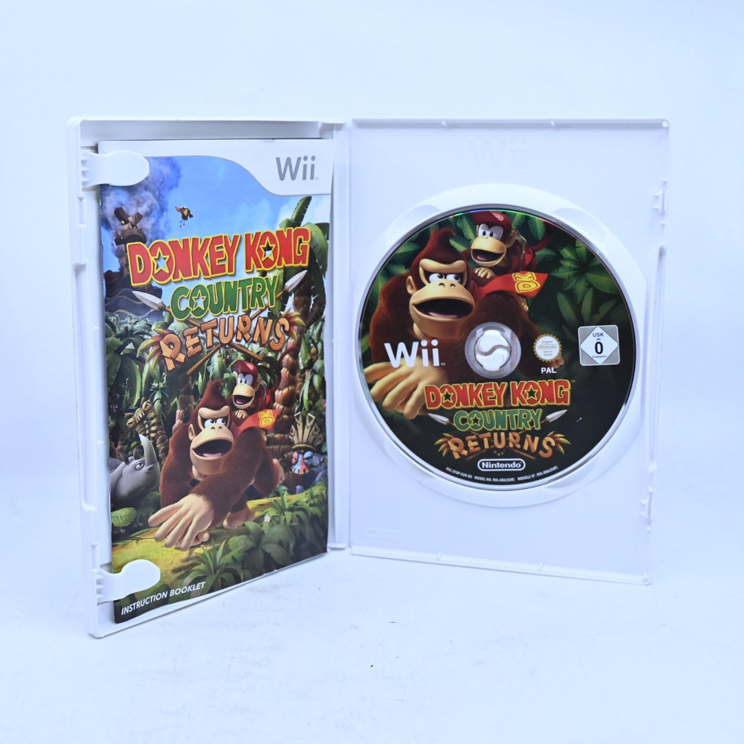 Donkey Kong Country Returns - Nintendo Wii Game + Manual - PAL - MINT DISC!