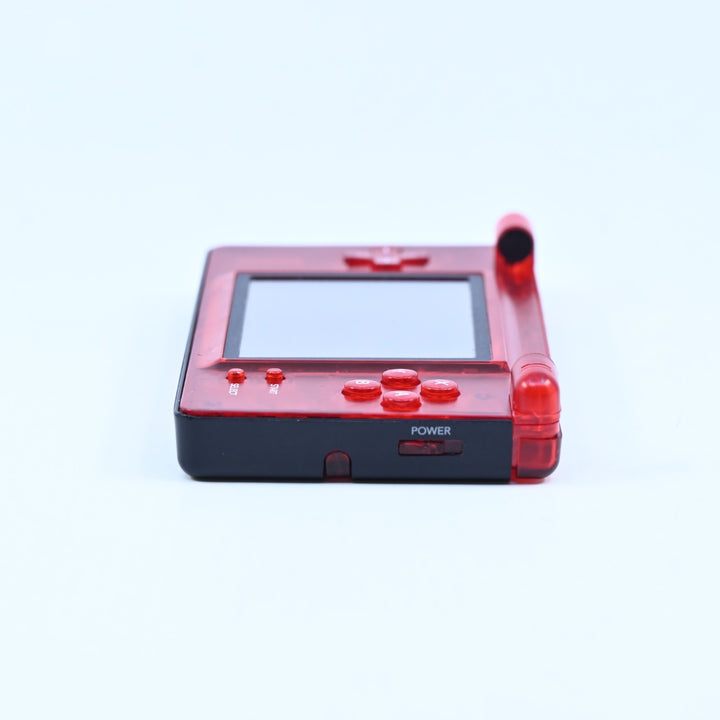 Red/Black - Custom Gameboy Macro - Nintendo Gameboy Advance / GBA Console - PAL