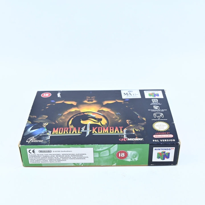Mortal Kombat 4 - N64 / Nintendo 64 Boxed Game - PAL - FREE POST!