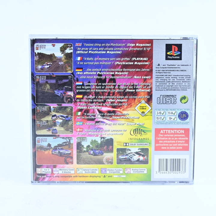 V-Rally: Championship Edition - Sony Playstation 1 / PS1 Game + Manual - PAL
