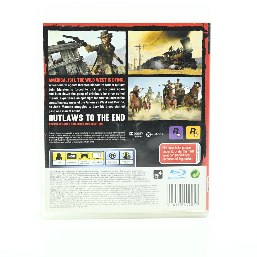 Red Dead Redemption - Sony Playstation 3 / PS3 Game + Manual + Map - FREE POST!