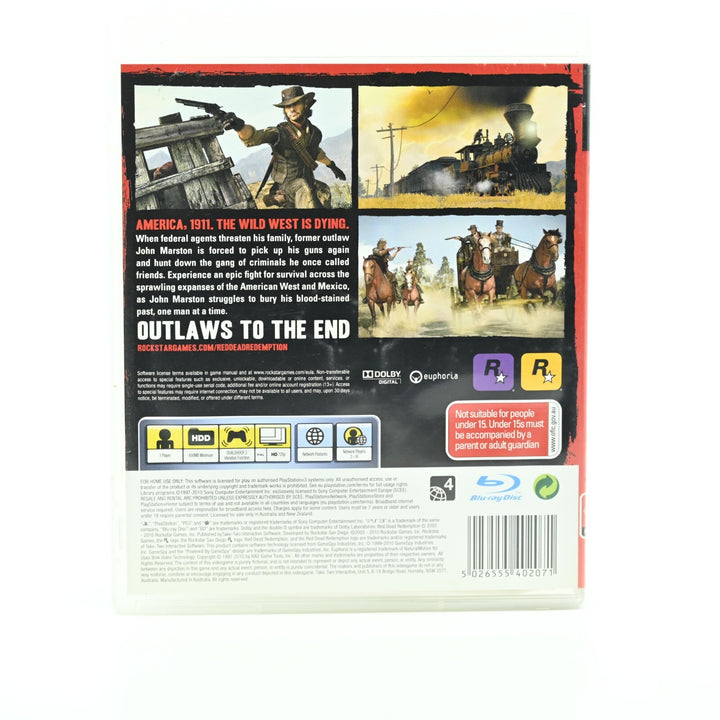 Red Dead Redemption - Sony Playstation 3 / PS3 Game + Manual + Map - FREE POST!