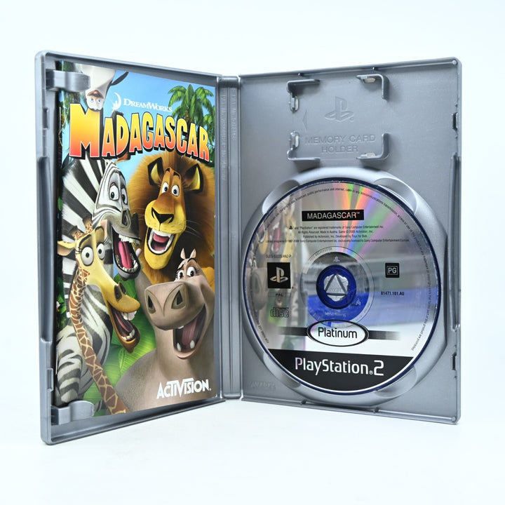 Madagascar - Sony Playstation 2 / PS2 Game + Manual - MINT DISC!