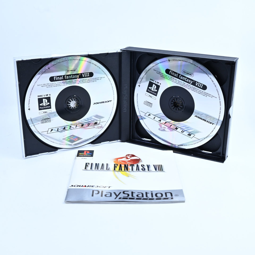 Final Fantasy VIII 8 - Sony Playstation 1 / PS1 Game + Manual - PAL - MINT DISC!