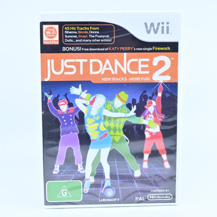 SEALED! Just Dance 2 - Nintendo Wii Game + Manual - PAL - MINT DISC!