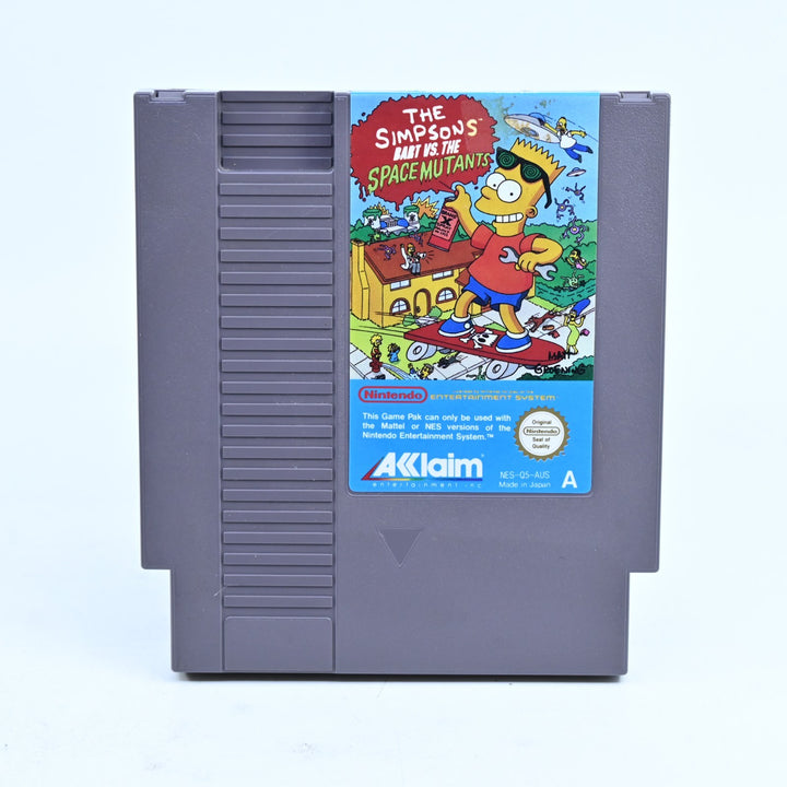 The Simpsons Bart vs. The Space Mutants - NES Boxed Game - PAL - FREE POST!