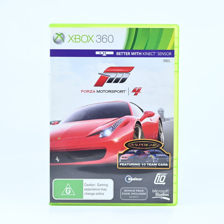 Forza Motorsport 4 - Xbox 360 Game + Manual - PAL - MINT DISC!