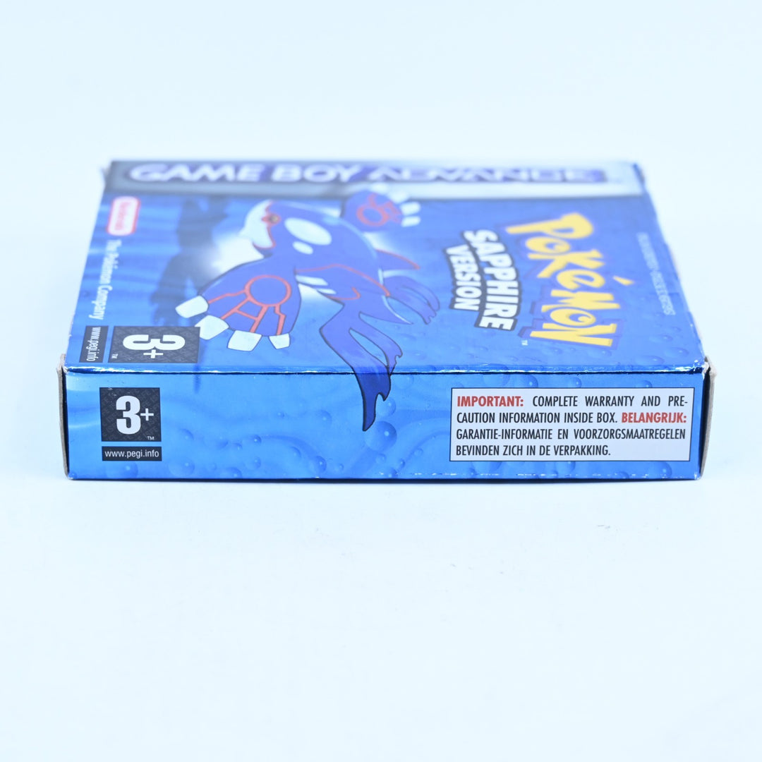 Pokemon Sapphire Version Nintendo Gameboy Advance GBA Boxed Game NEW BATTERY