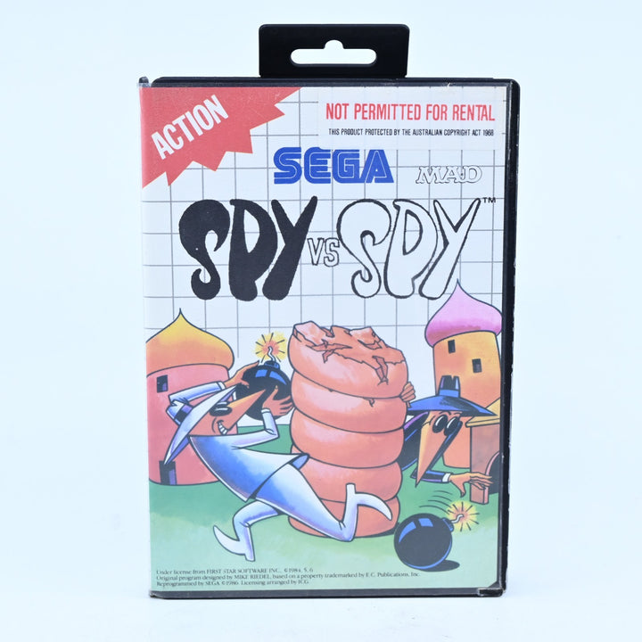 Spy vs Spy - Sega Master System Game + Manual - PAL - FREE POST!