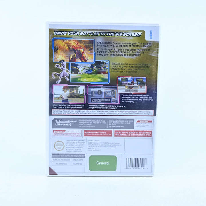 Pokemon Battle Revolution - Nintendo Wii Game + Manual - PAL - MINT DISC!