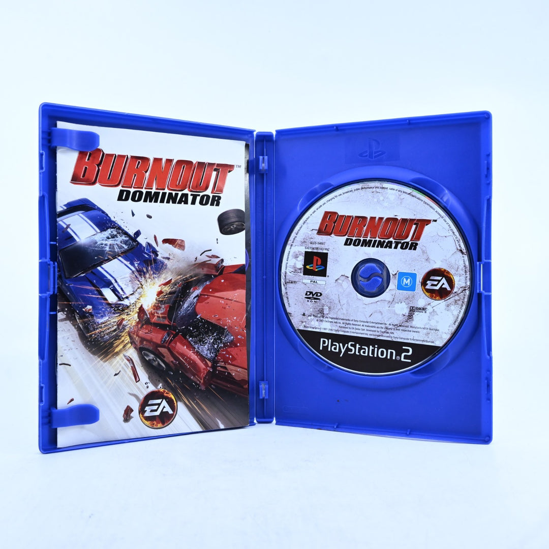 Burnout Dominator - Sony Playstation 2 / PS2 Game + Manual - PAL - MINT DISC!