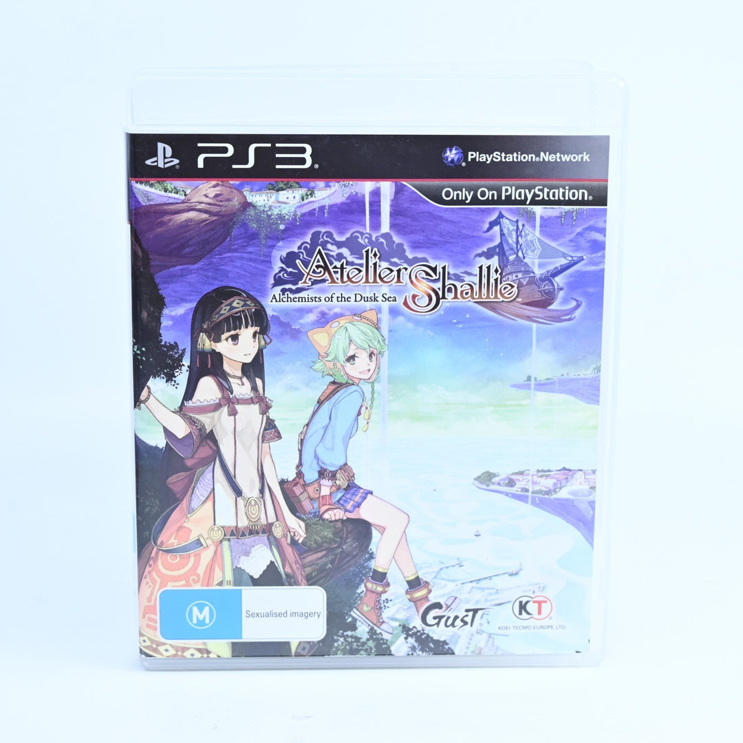Atelier Shallie: Alchemists of the Dusk Sea - PS3 Game + Manual - FREE POST!