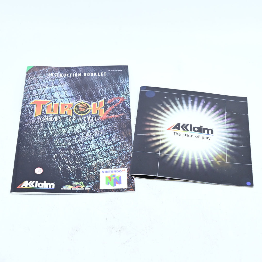 Turok 2: Seeds of Evil - N64 / Nintendo 64 Boxed Game - PAL - FREE POST!