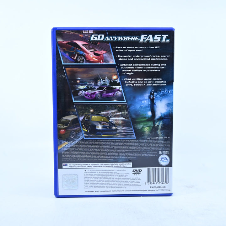 Need for Speed Underground 2 - Sony Playstation 2 / PS2 Game + Manual - PAL