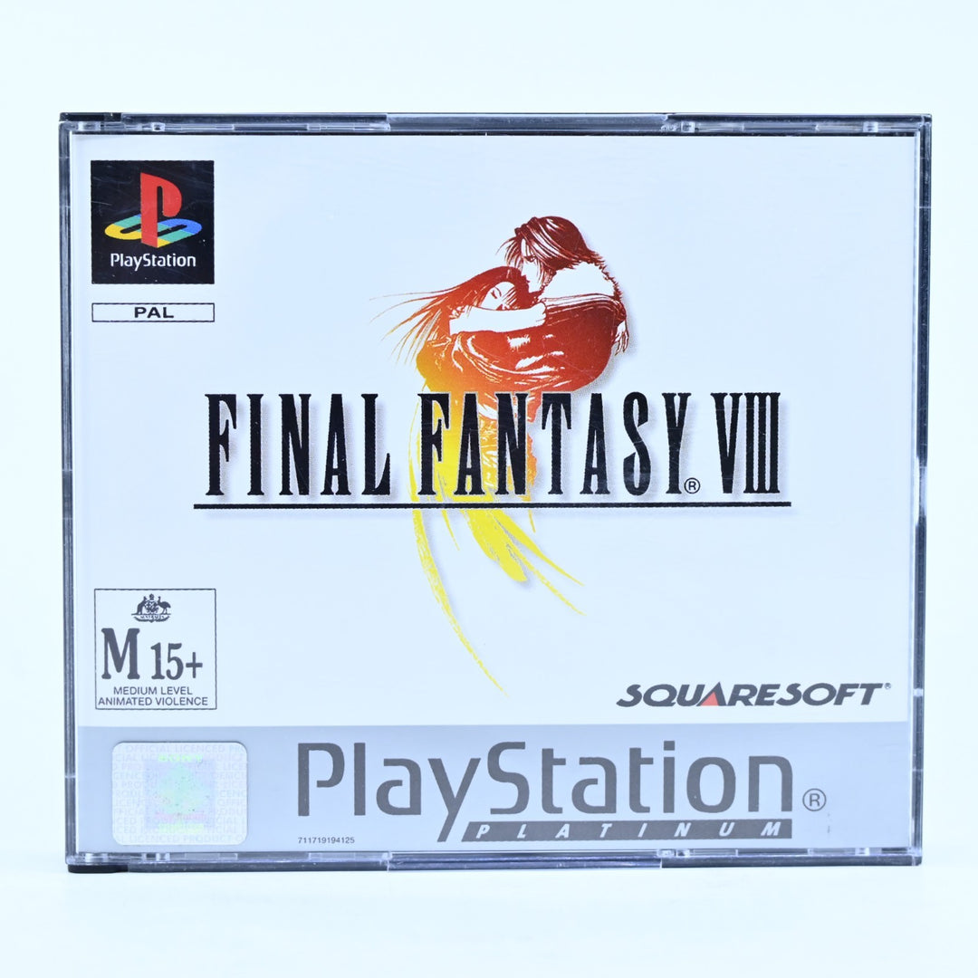 Final Fantasy VIII - Sony Playstation 1 / PS1 Game + Manual - PAL - MINT DISC!