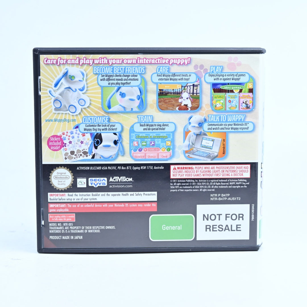 Wappy Dog - AS NEW! Robot Bundle - Nintendo DS Game - PAL + Manual