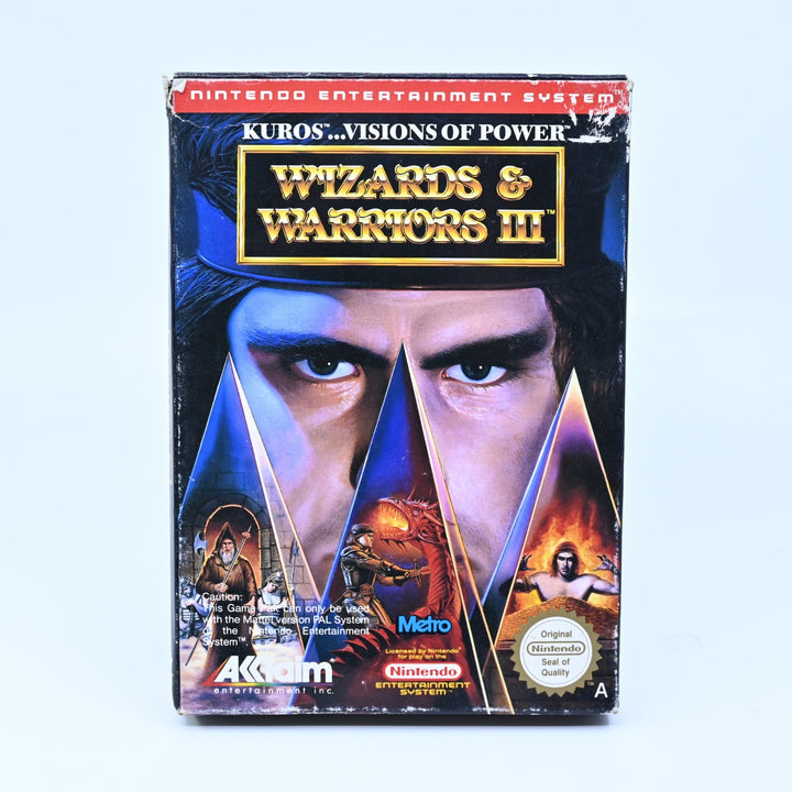 Wizards & Warriors III 3 - Nintendo Entertainment System / NES Boxed Game - PAL