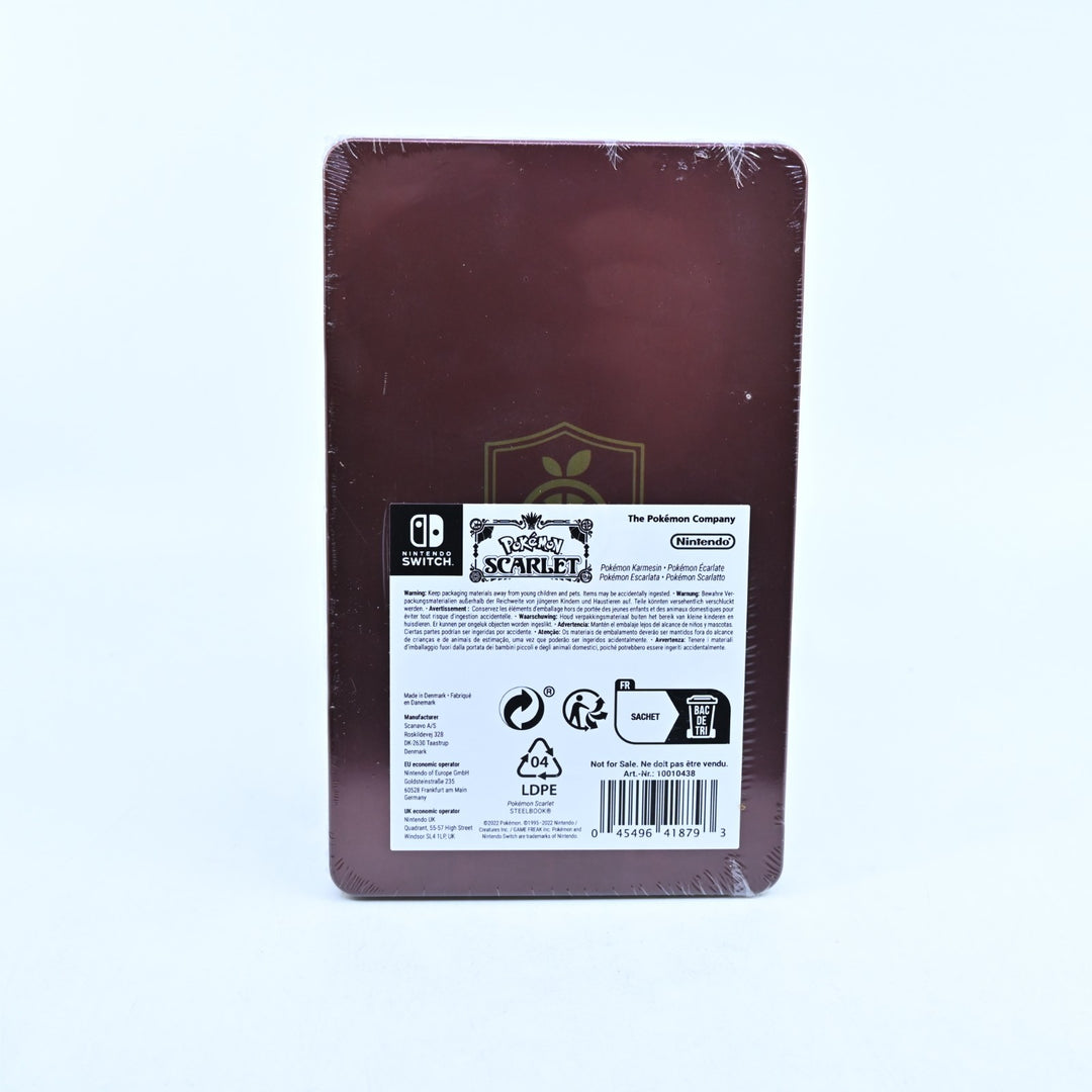 SEALED! Pokemon Scarlet - Steelbook - Nintendo Switch Accessory  - FREE POST!