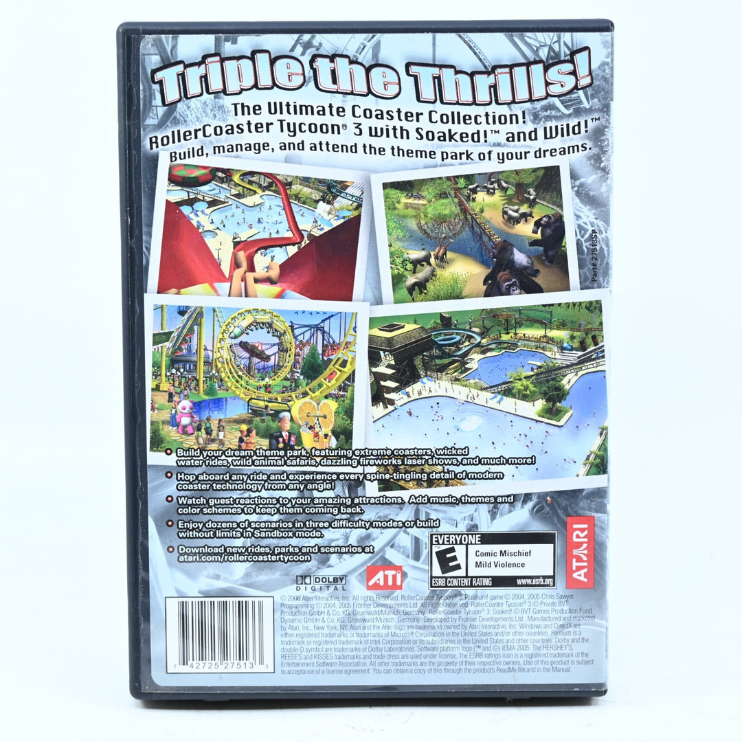 Roller Coaster Tycoon 3 Platinum - PC / Other - Games - FREE POST!