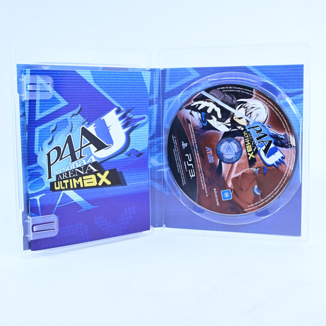 P4AU: Persona 4 Arena Ultimax - Sony Playstation 3 / PS3 Game + Manual