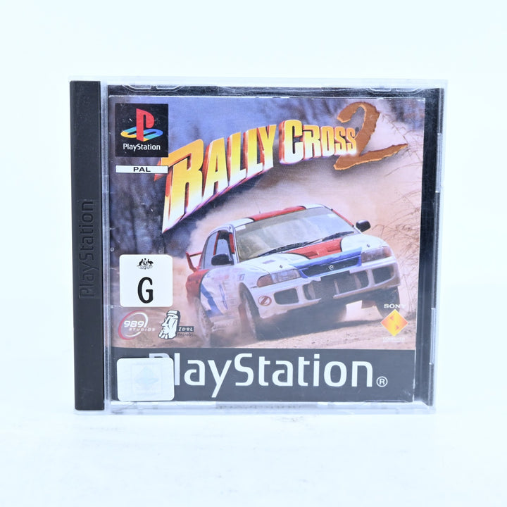 Rally Cross 2 - Sony Playstation 1 / PS1 Game + Manual - PAL - MINT DISC!