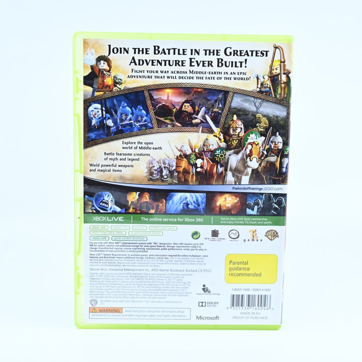 LEGO The Lord of the Rings - Xbox 360 Game - No Manual - PAL - MINT DISC!