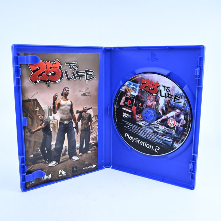25 to Life - Sony Playstation 2 / PS2 Game + Manual - PAL - MINT DISC!