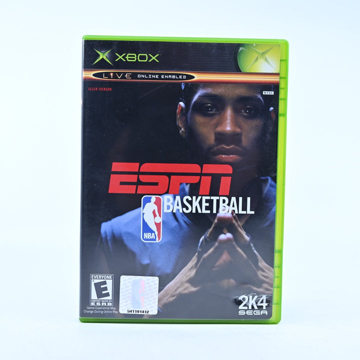 ESPN NBA Basketball - Original Xbox Game + Manual - NTSC - MINT DISC!