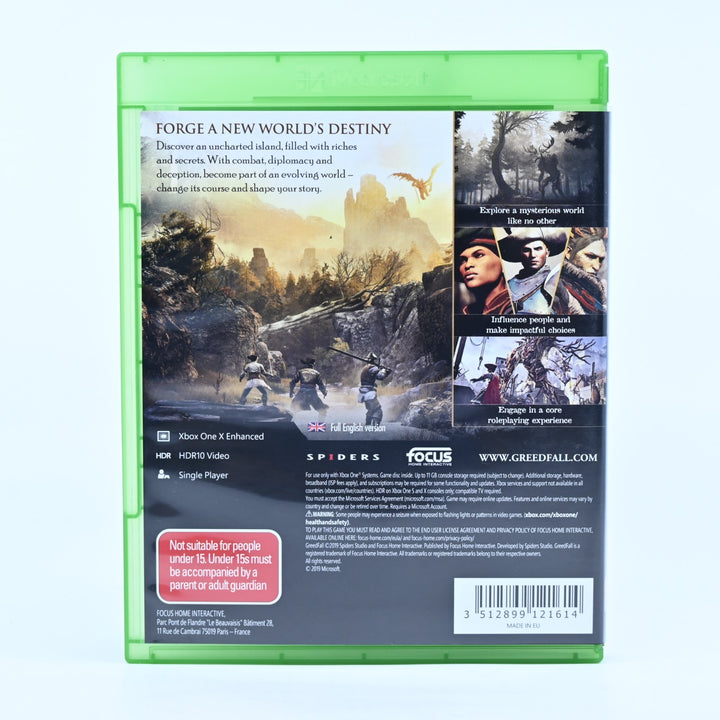 Greedfall - Xbox One Game - PAL - FREE POST!