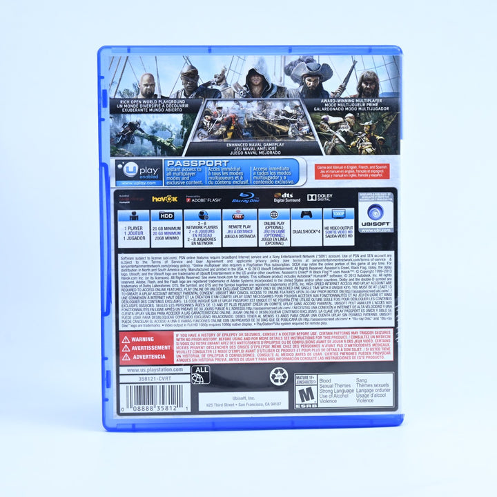 Assassin's Creed IV: Black Flag - Sony Playstation 4 / PS4 Game - MINT DISC!
