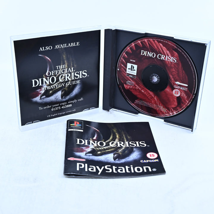 Dino Crisis - Sony Playstation 1 / PS1 Game + Manual - PAL - MINT DISC!