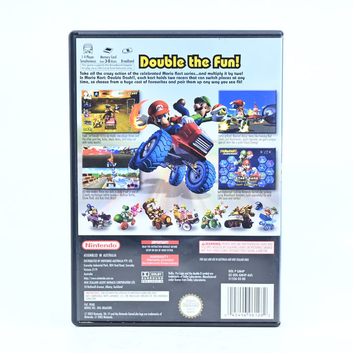 Mario Kart: Double Dash - Nintendo Gamecube Game + Manual - PAL - FREE POST!