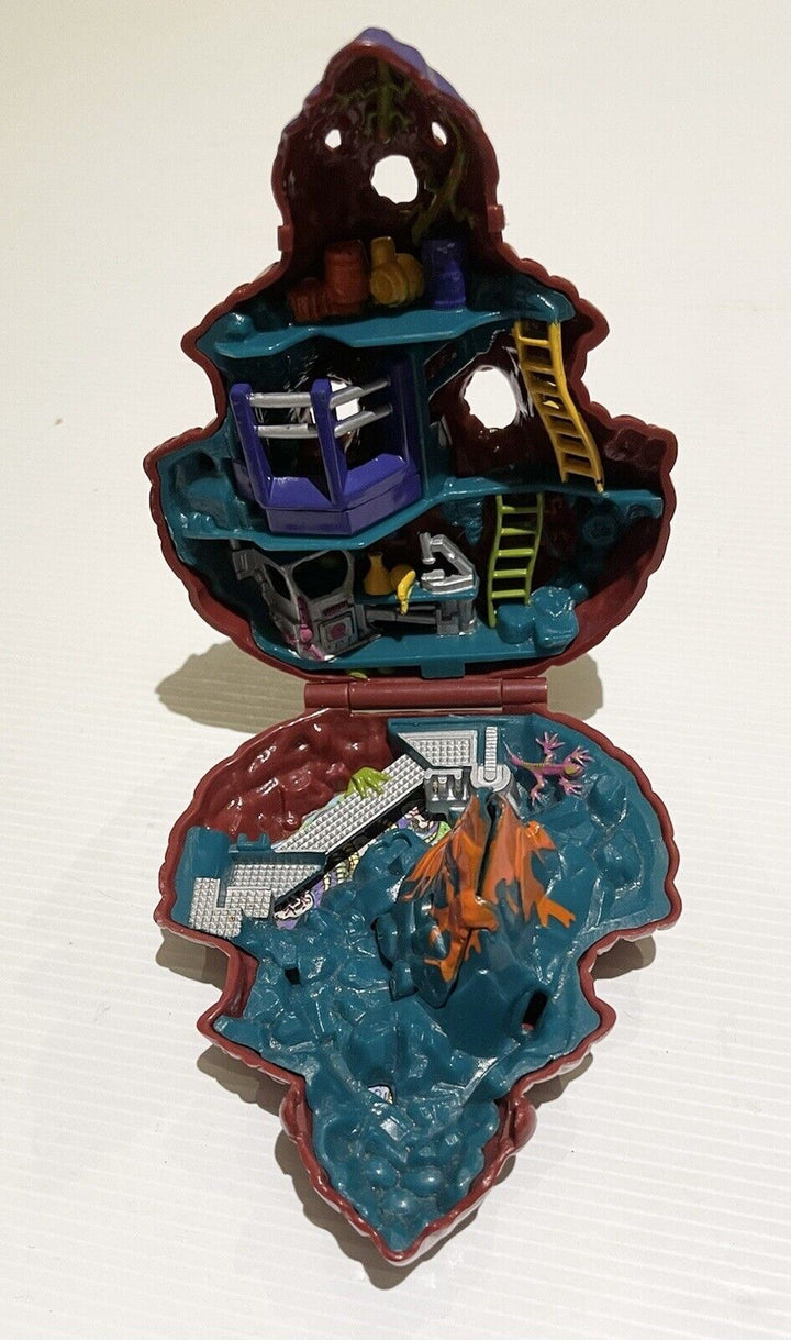 Mighty Max Blows Up Dino Lab Playset Doom Zones Blue Bird Toys 1991 Vintage Toy