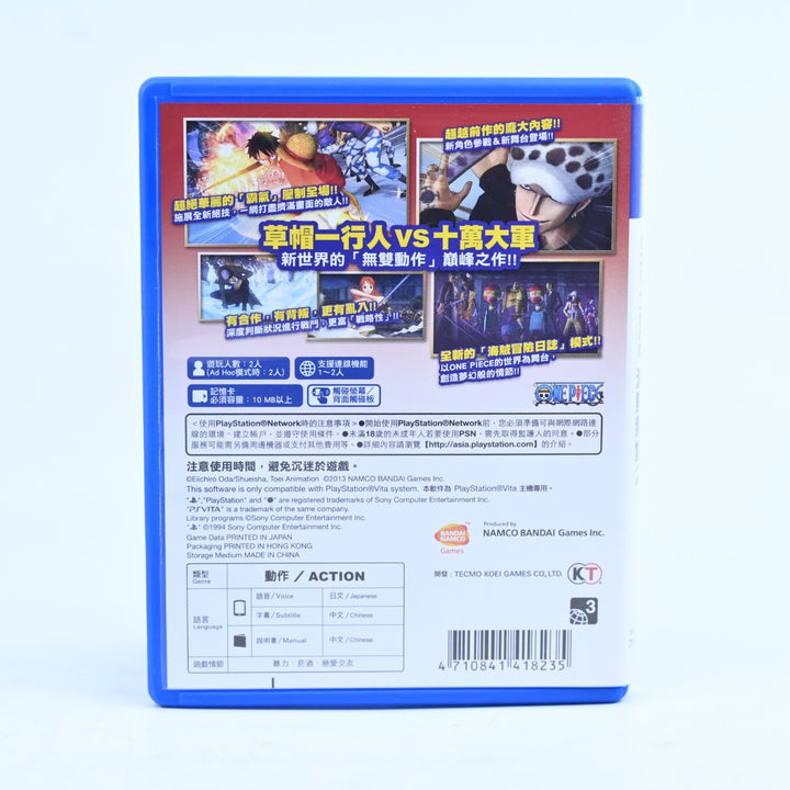 One Piece Pirate Warriors 2 - Sony PS Vita Game - Region Free - FREE POST!