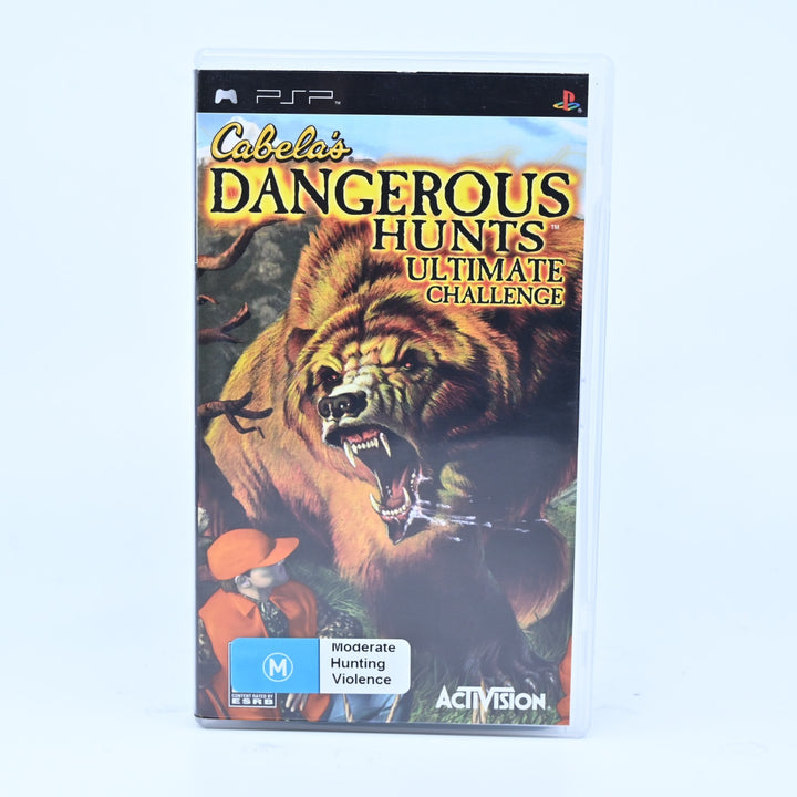 Cabela's Dangerous Hunts: Ultimate Challenge - Sony PSP Game + Manual