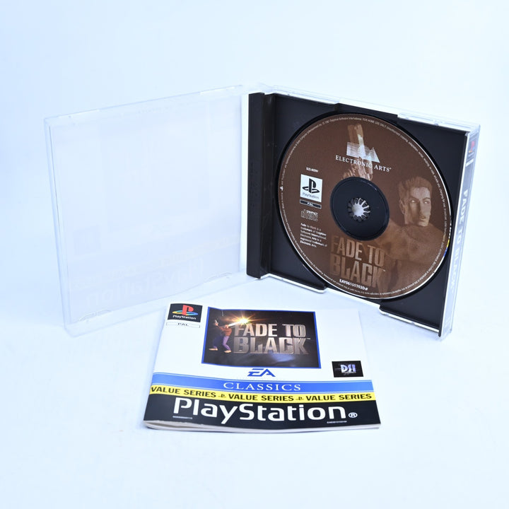 Fade to Black - Sony Playstation 1 / PS1 Game + Manual - PAL - MINT DISC!