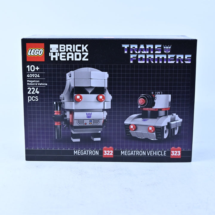SEALED! LEGO 40924 Brick Heads - Transformers - Megatron Robot &amp; Vehicle - Toy