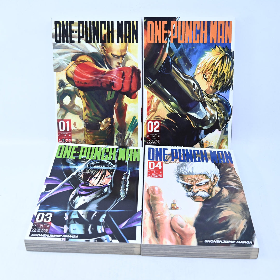One Punch Man - Volumes 1-4 - ONE - Viz Media - Manga