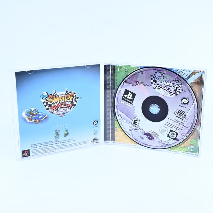 Smurf Racer - Sony Playstation 1 / PS1 Game + Manual - NTSC-U/C - MINT DISC!