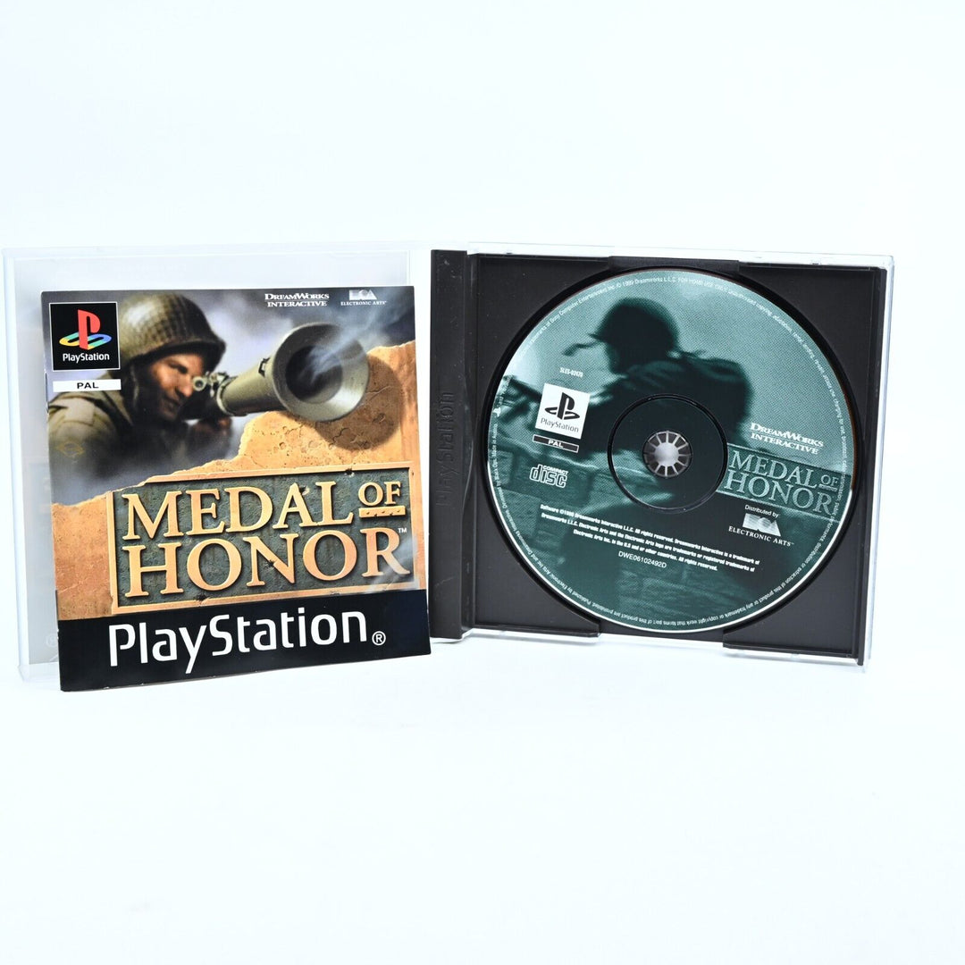 Medal of Honor - Sony Playstation 1 / PS1 Game + Manual - PAL - MINT DISC!