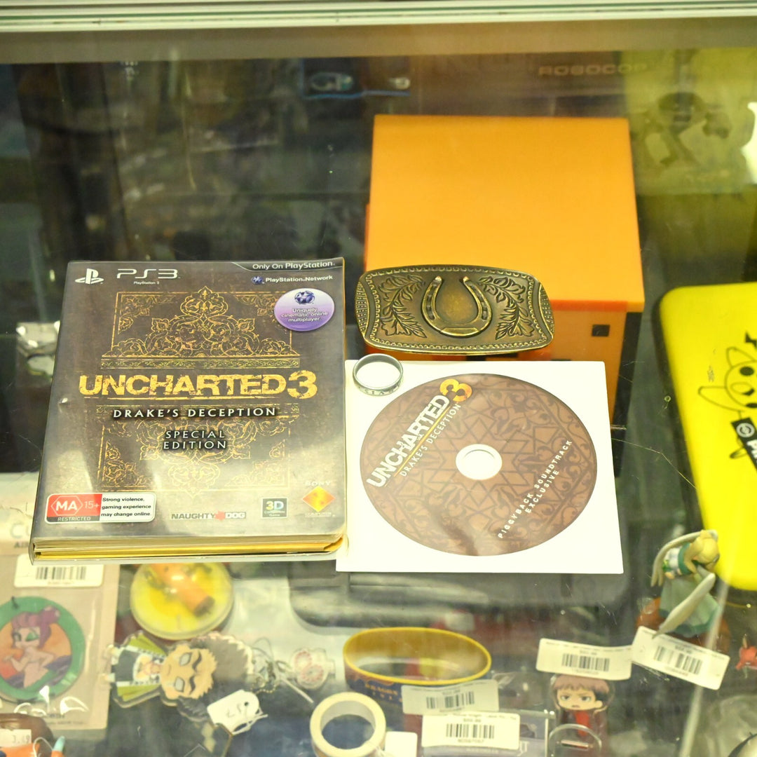 Uncharted 3: Drake's Deception - Explorer Edition - PS3 Game + Manual