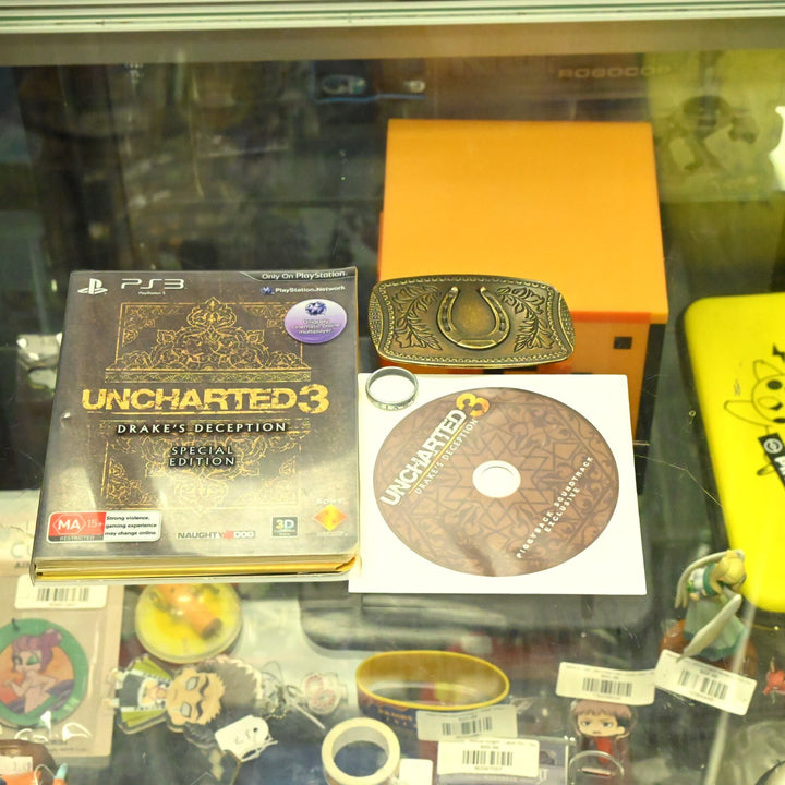 Uncharted 3: Drake's Deception - Explorer Edition - PS3 Game + Manual