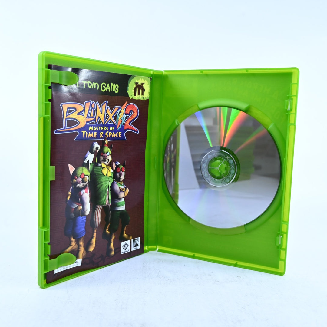 Blinx 2: Masters of Time & Space - Original Xbox Game + Manual - MINT DISC!